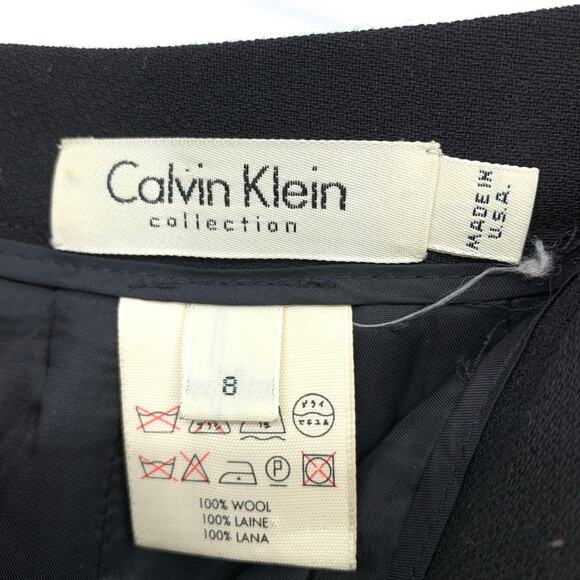 Calvin Klein Collection Women's Size S Everyday Career Pencil Skirt Solid Black - Picture 5 of 5